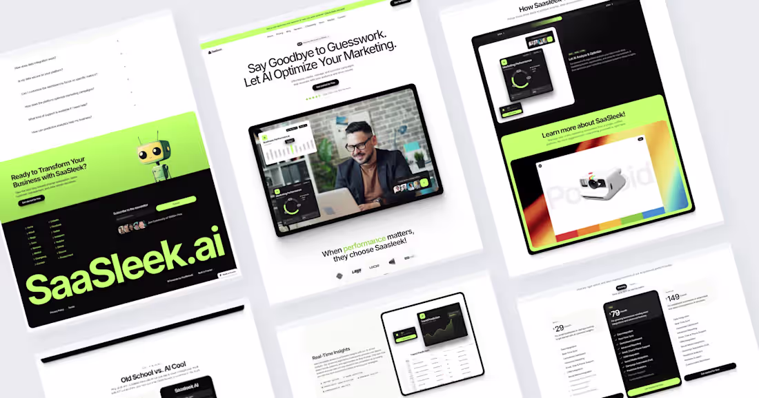 Cover image for Framer SaaS landing page