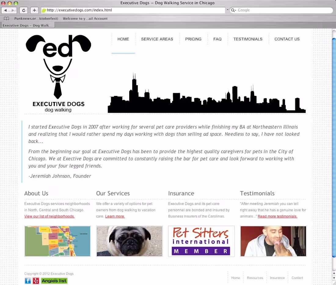 Cover image for Branding/Logo design for Executive Dogs dog walking