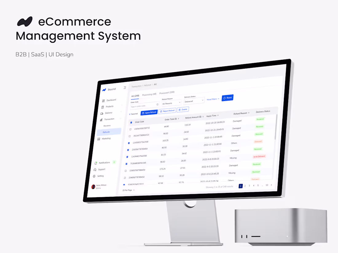 Cover image for SaaS | E-Commerce Management System Design