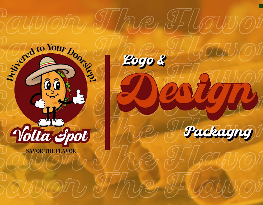 Cover image for Volta Spot Mexican food logo & packaging design