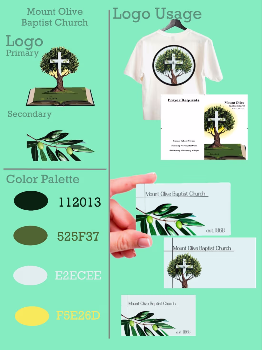 Cover image for Brand Design for Mnt. Olive Baptist Church