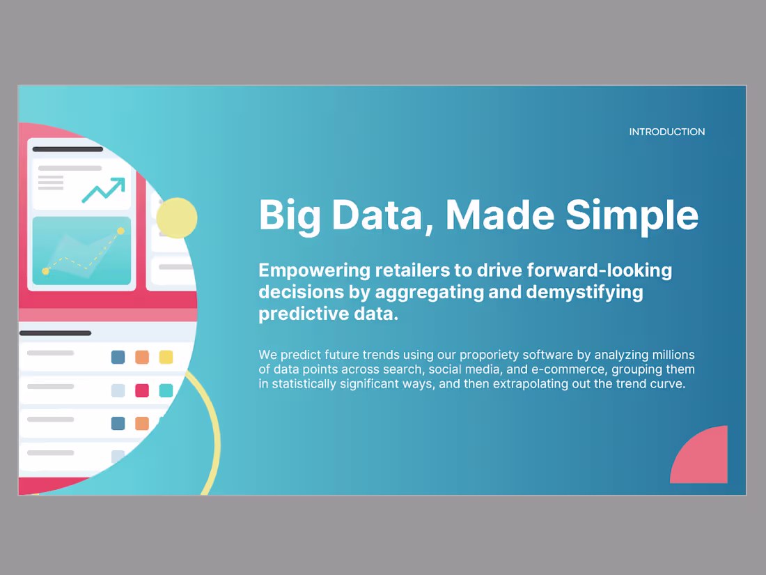 Cover image for Trendalytics Pitch Deck