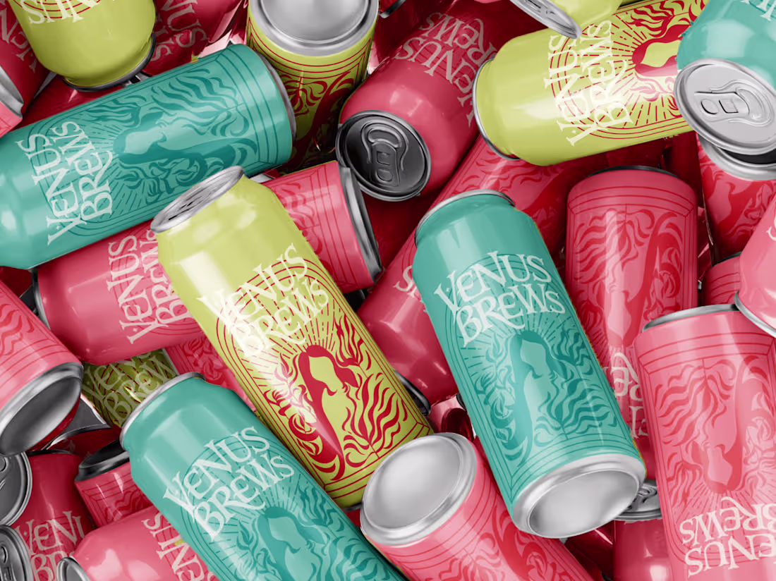 Cover image for Venus Brews - Brand Identity 