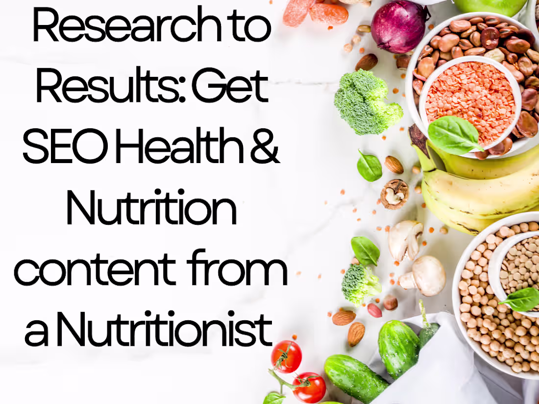 Cover image for Get original and research-based content on nutrition and diet