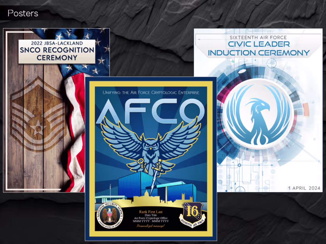 Cover image for Poster Examples