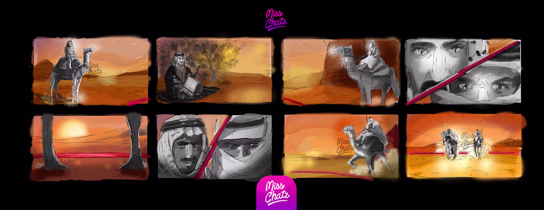 Cover image for Sama Dusk Storyboard