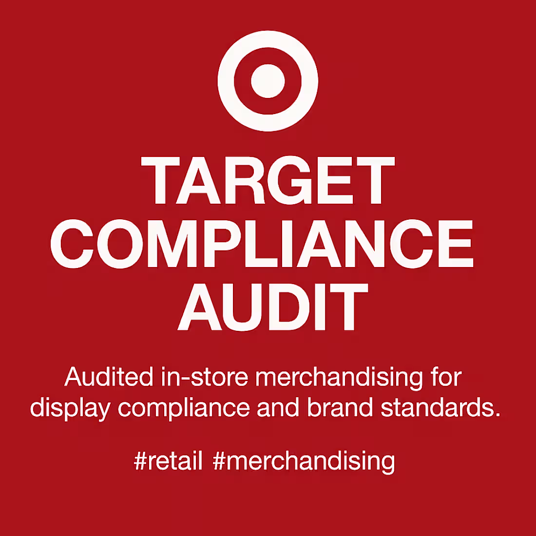 Cover image for In-Store Display Compliance Audit (Target) #retailaudit #mer...