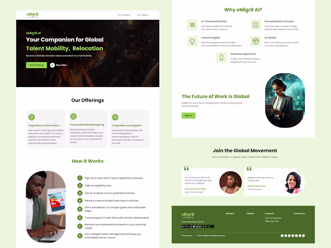 Cover image for eMigr8 AI Website