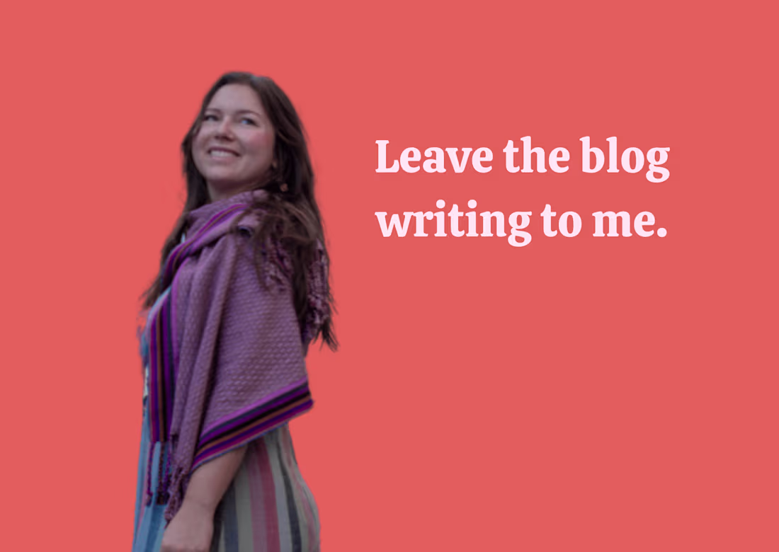 Cover image for ✨ Blog Writing