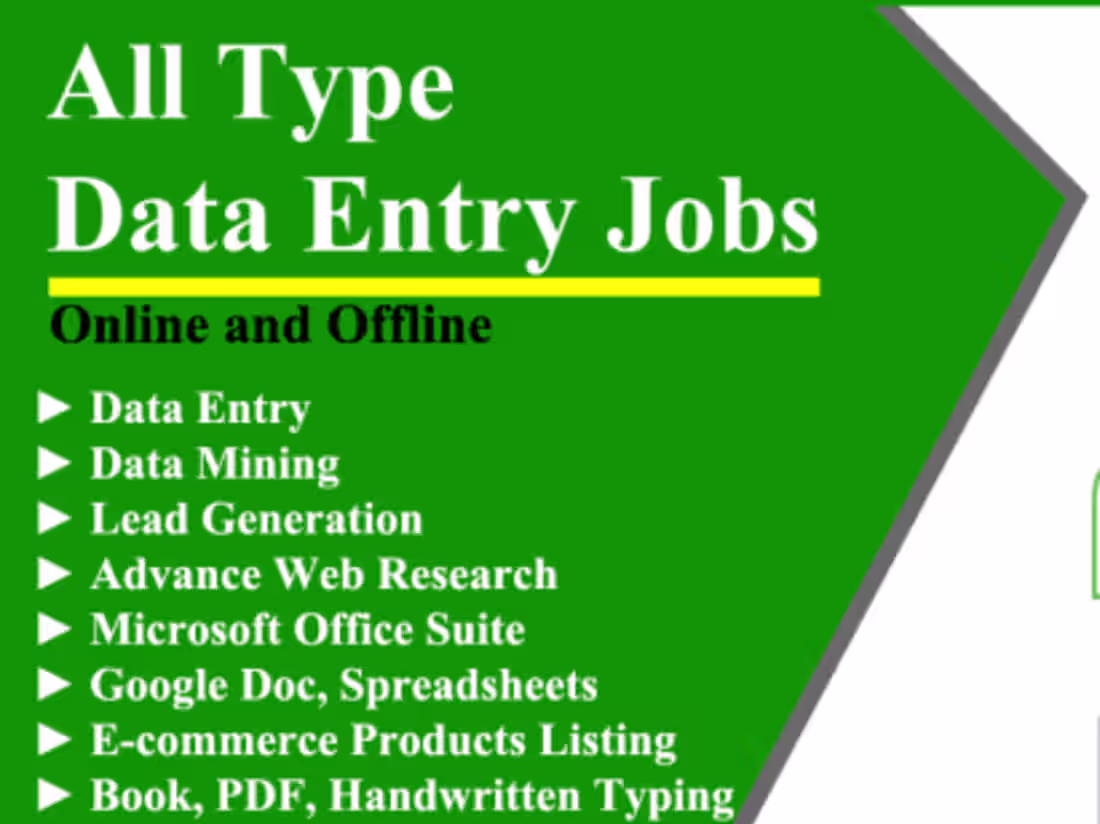 Cover image for You focus on the job let me help you with your data sraping!