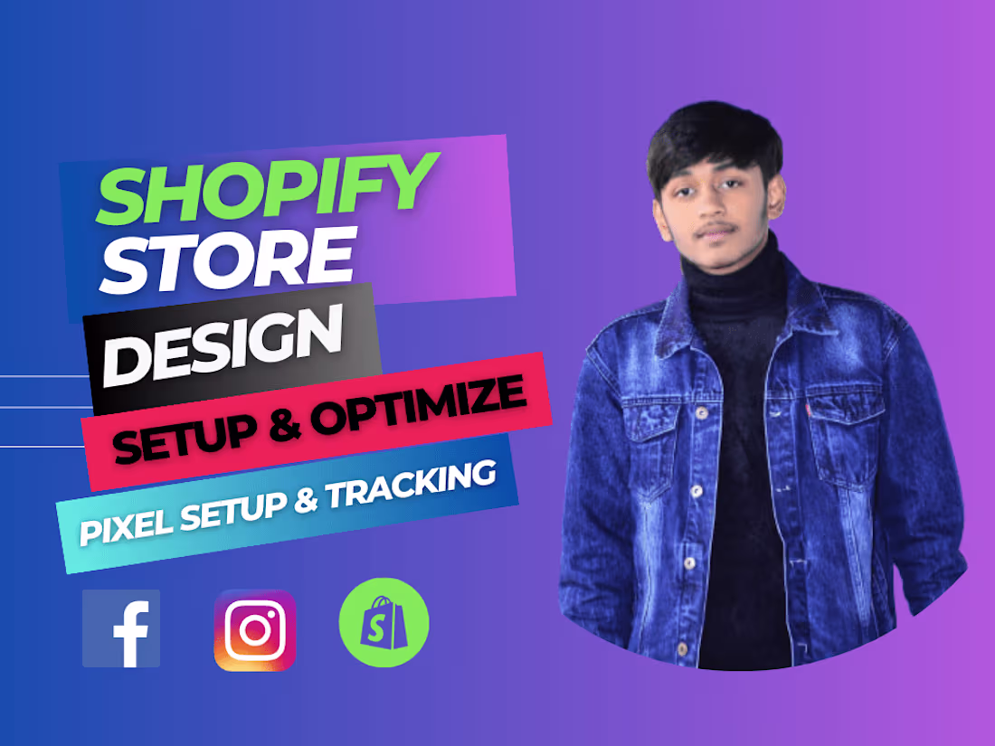 Cover image for I will build a modern shopify website design and ecommerce websi