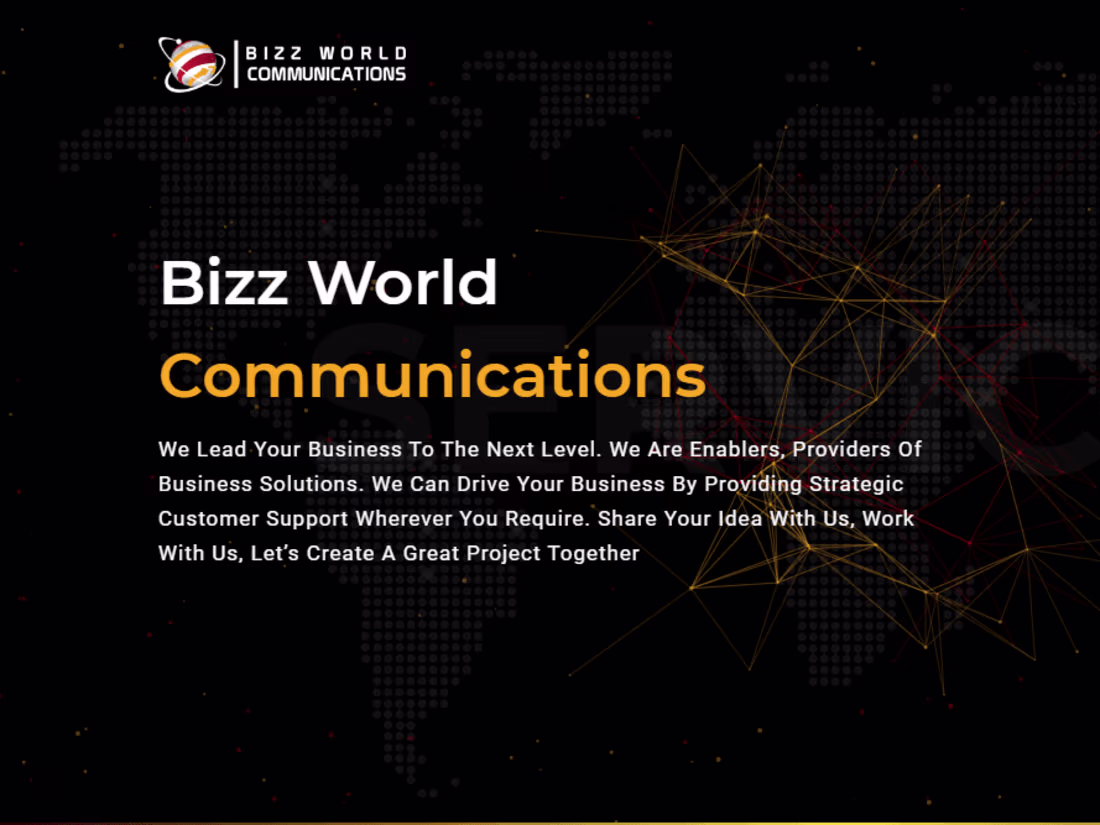 Cover image for Bizz World Communications