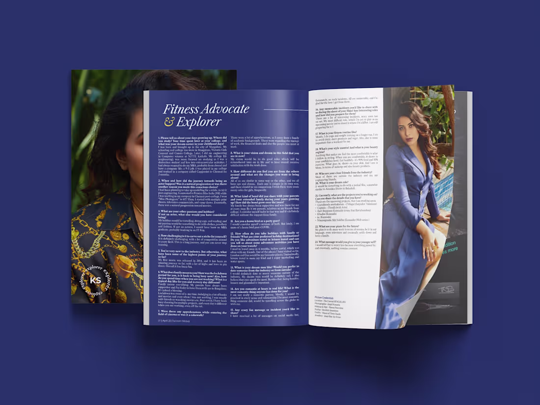 Cover image for Magazine Design for Tycoon Global