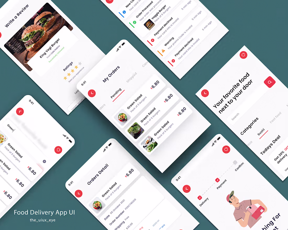 Cover image for Food Delivery App :: Behance