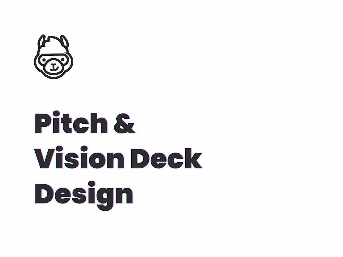 Cover image for Pitch & Vision Deck Design