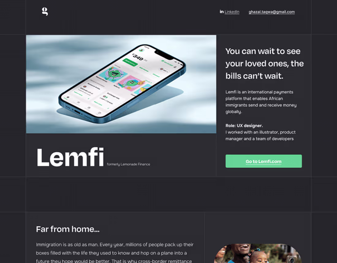 Cover image for LemFi mobile app