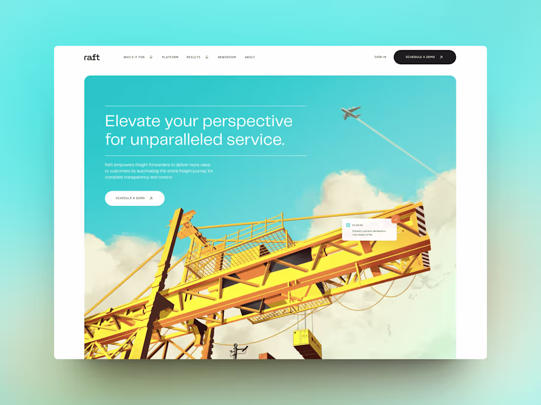Cover image for White-label Webflow Development for Raft.AI