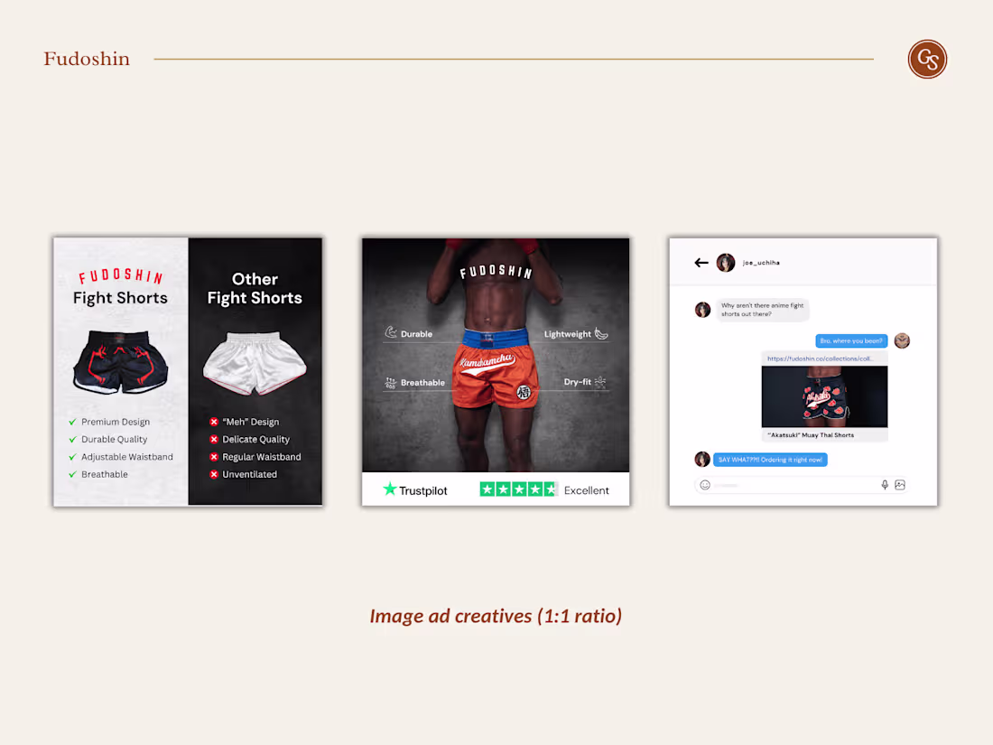 Cover image for 4-8x ROAS with High-converting ad Creatives for Fudoshin