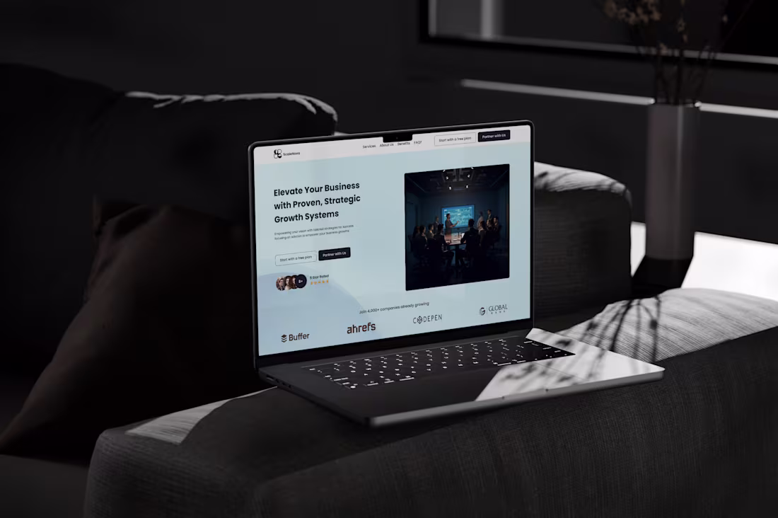 Cover image for Scalenova- A Strategic Landing for B2B Business Growth