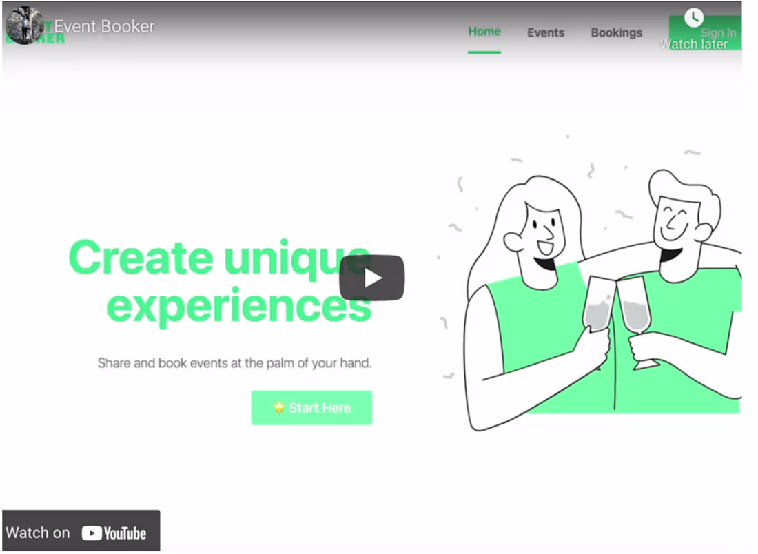 Cover image for Event Booker