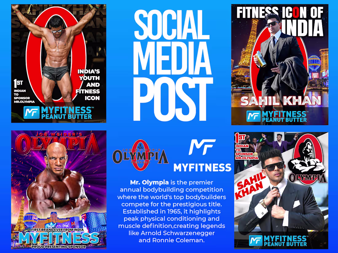 Cover image for Mr Olympia x My Fitness Instagram Posts :: Behance