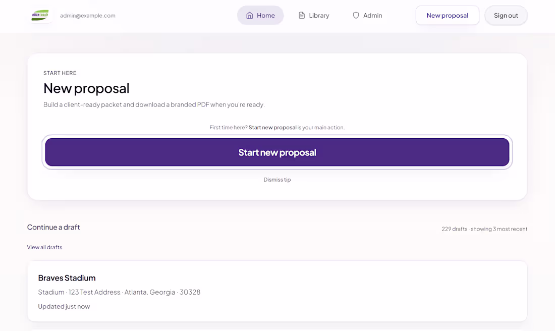 Cover image for Finished Proposal System