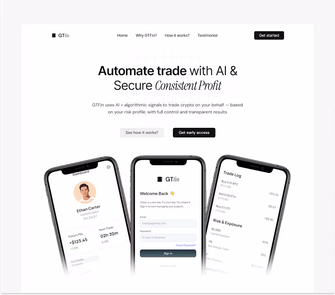 Cover image for Trade automation app