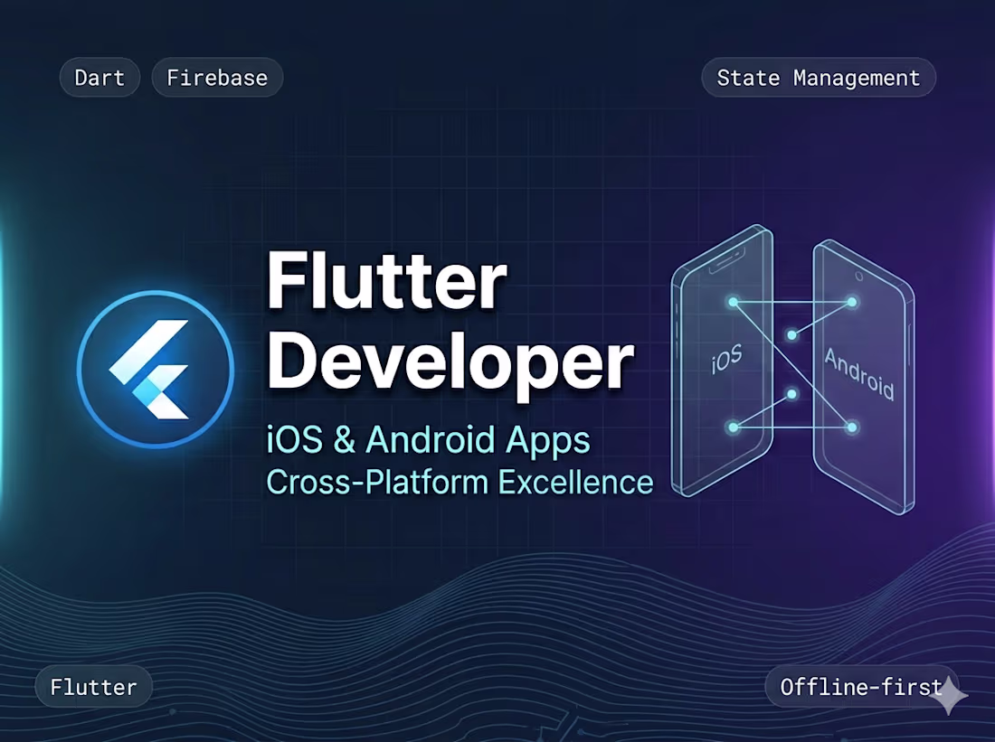 Cover image for Flutter Mobile App Developer (iOS & Android)