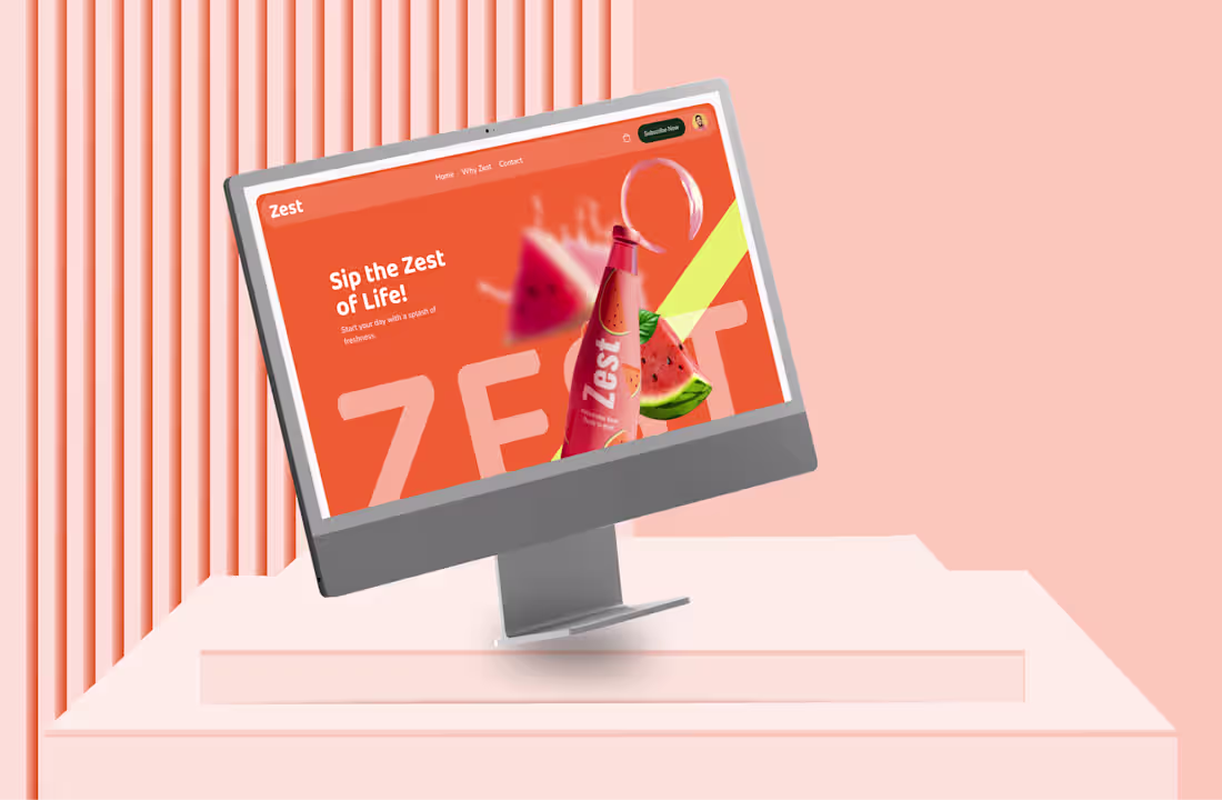 Cover image for Zest | A D2C Juice Subscription Experience