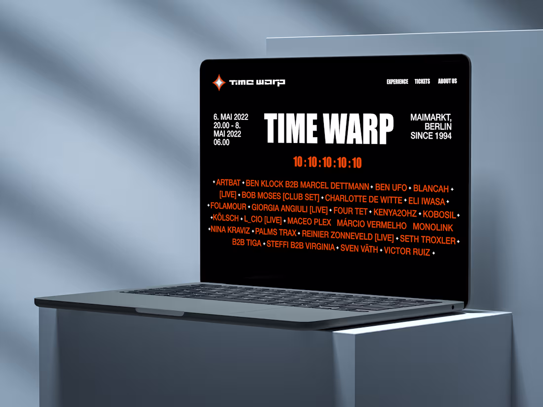 Cover image for TIMEWARP | Louisetreadwell