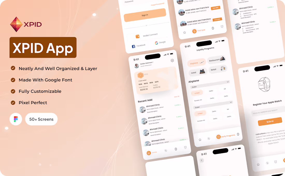 Cover image for XPID App – Complete UX/UI
