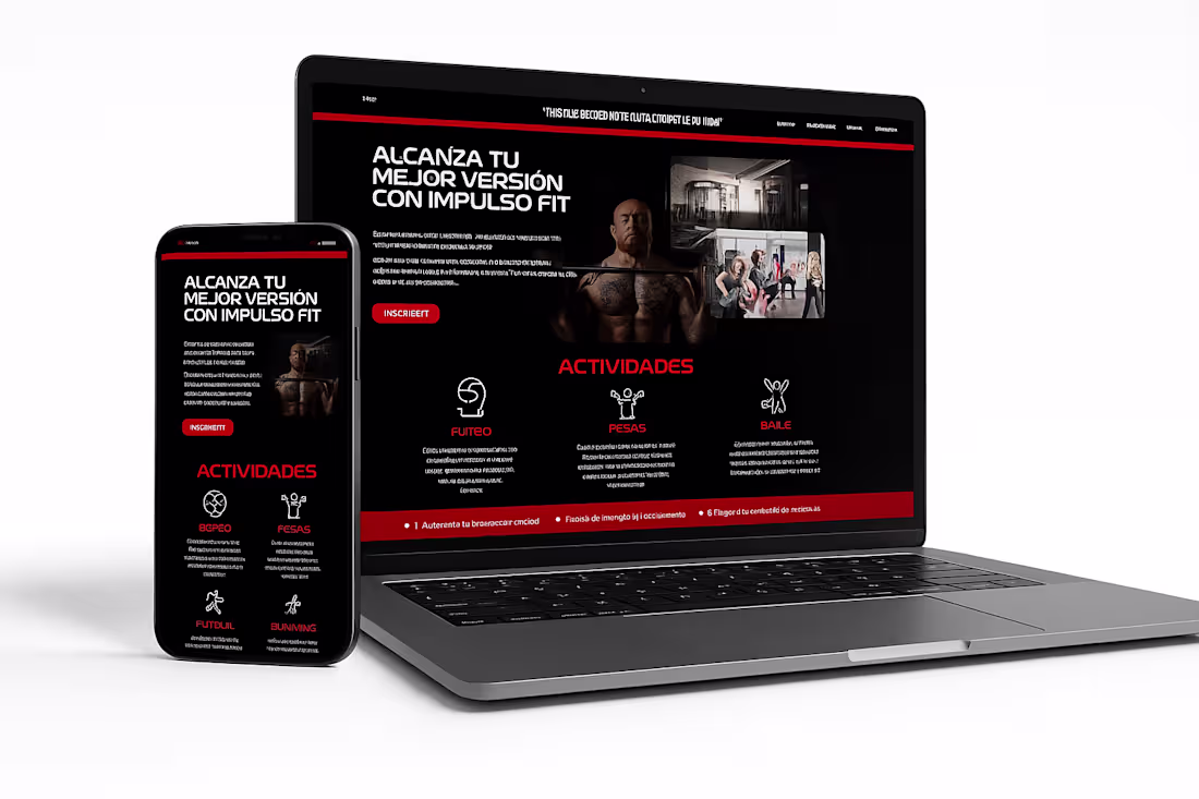 Cover image for Impulso Fit – Fitness Landing Page with Plans & Testimonials