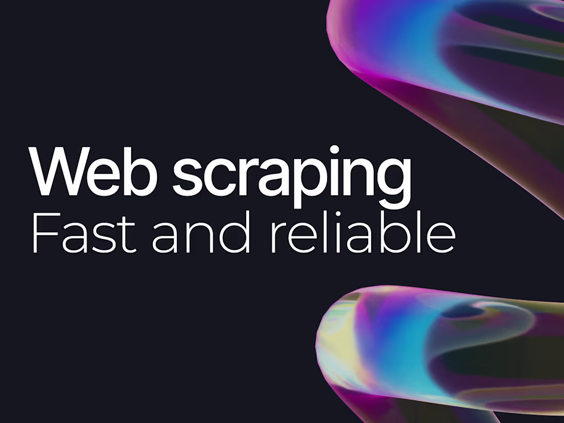 Cover image for Fast and reliable web scrapping for a dynamic site