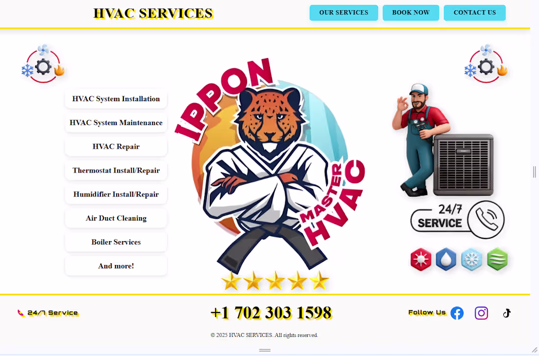 Cover image for Complete website for a professional