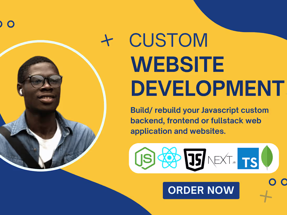 Cover image for Scalable Custom Websites & APIs | React, Next.js, Node.js