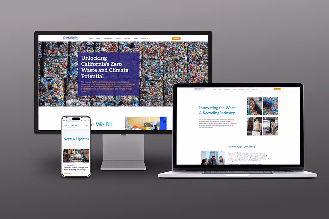 Cover image for Recycle Right Coalition | Web Design