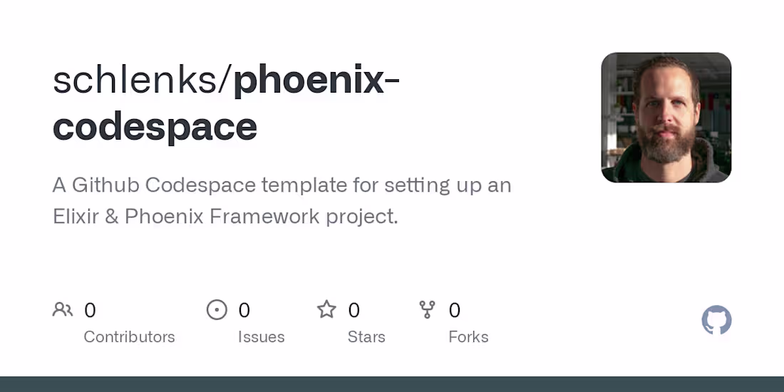 Cover image for GitHub Codespace Template