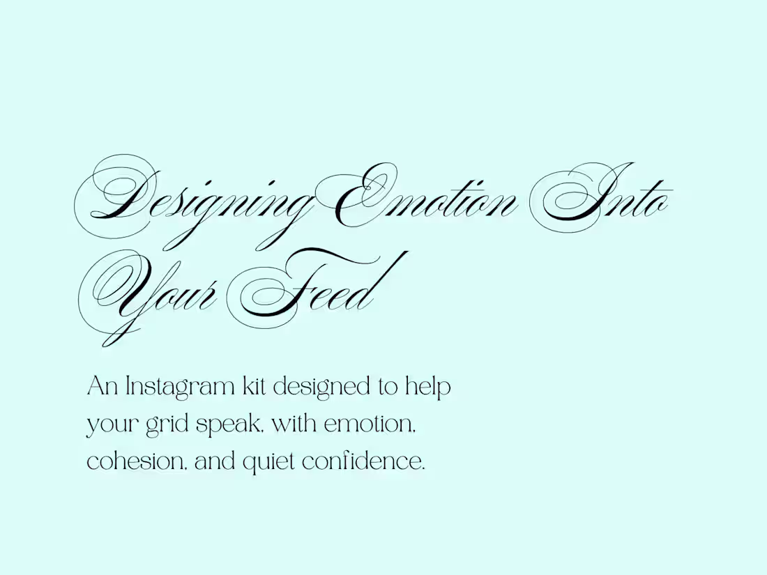 Cover image for Poetic Instagram Starter Kit