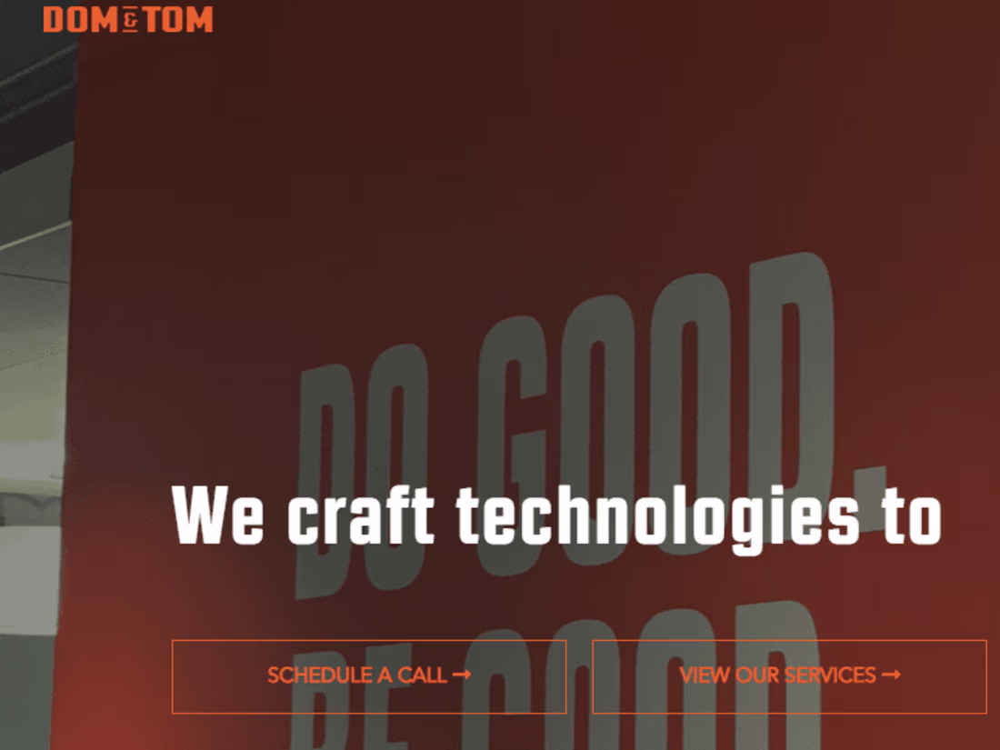 Cover image for Digital Product Agency New York & Chicago | Dom & Tom