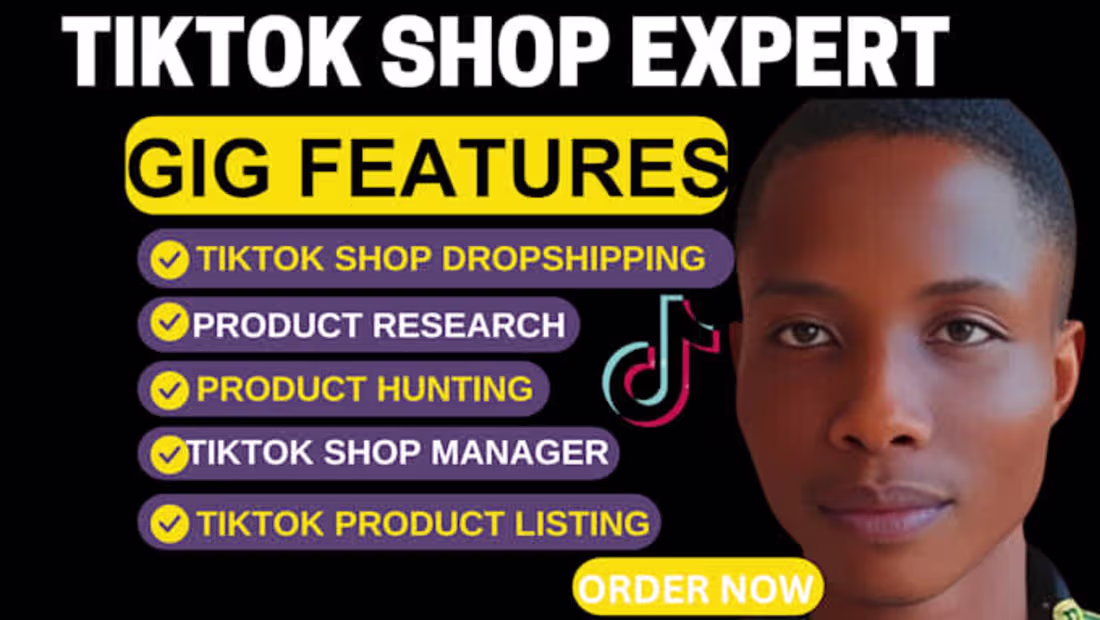 Cover image for Tiktok shop dropshipping with product hunting,listing
