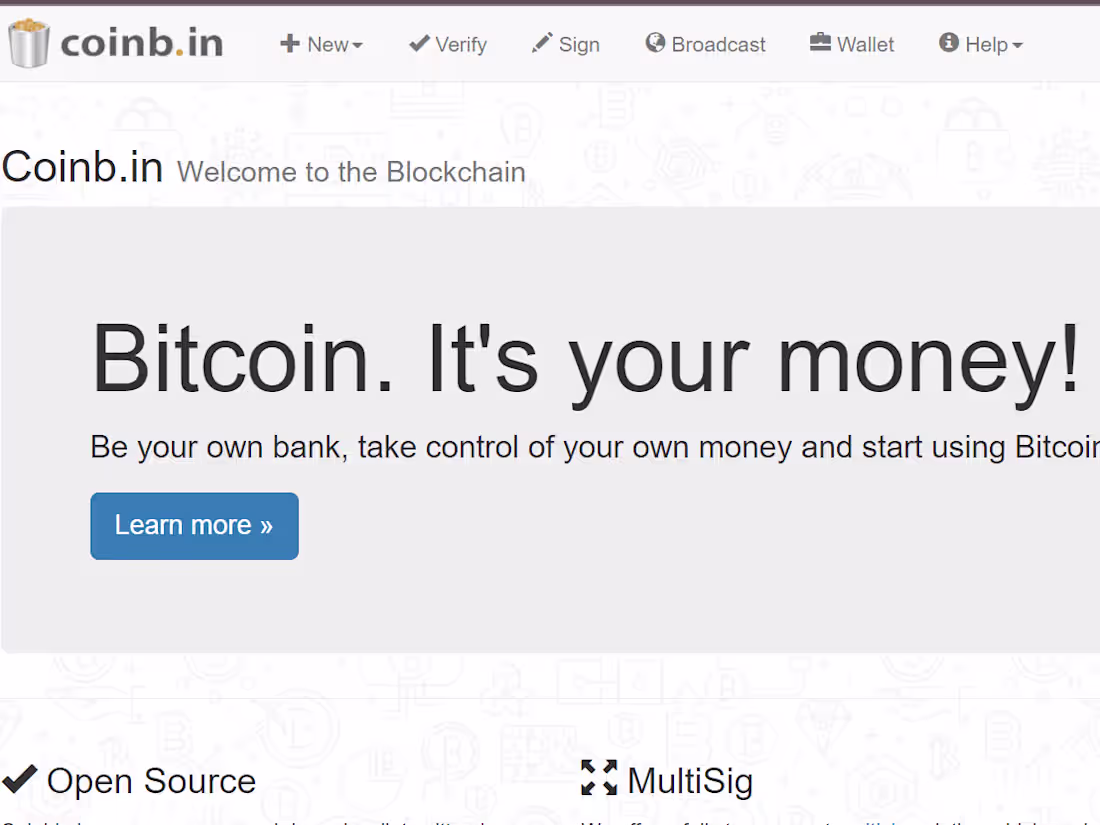 Cover image for Bitcoin. It's your money!