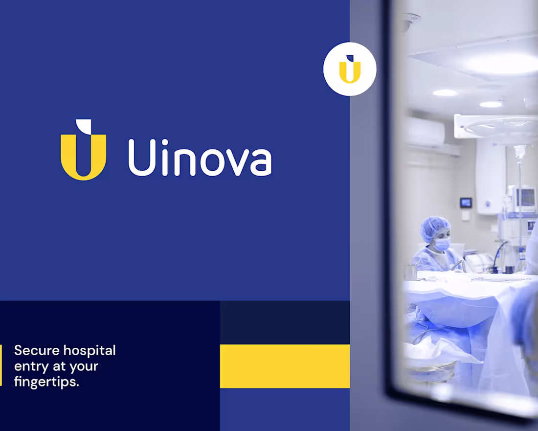 Cover image for Uinova Healthcare Logo - Modern Medical Brand Identity