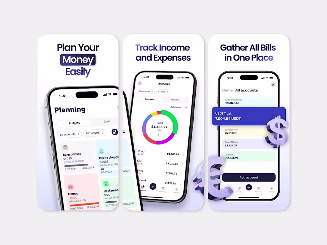 Cover image for Budget Tracker App Screenshots