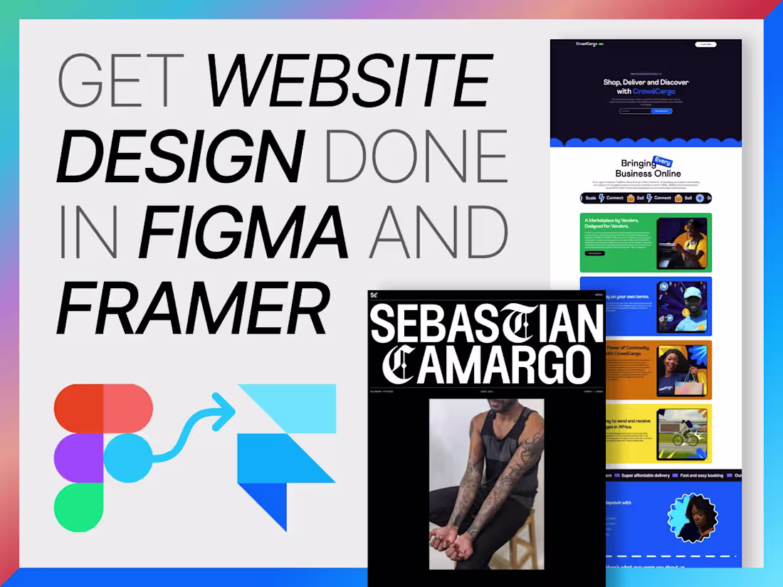 Cover image for Get Website Design done in Figma and Framer