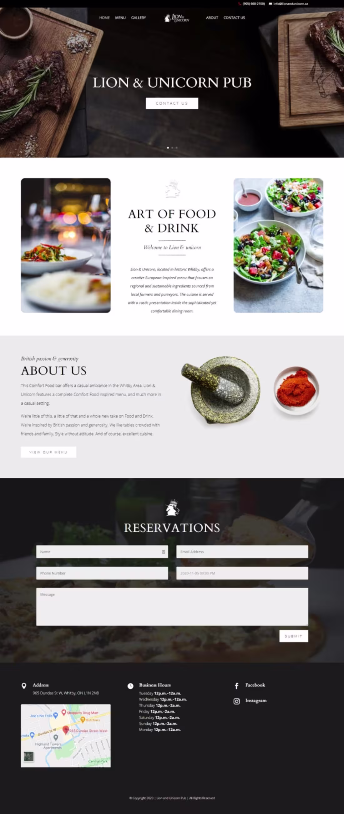 Cover image for Lion & Unicorn Pub