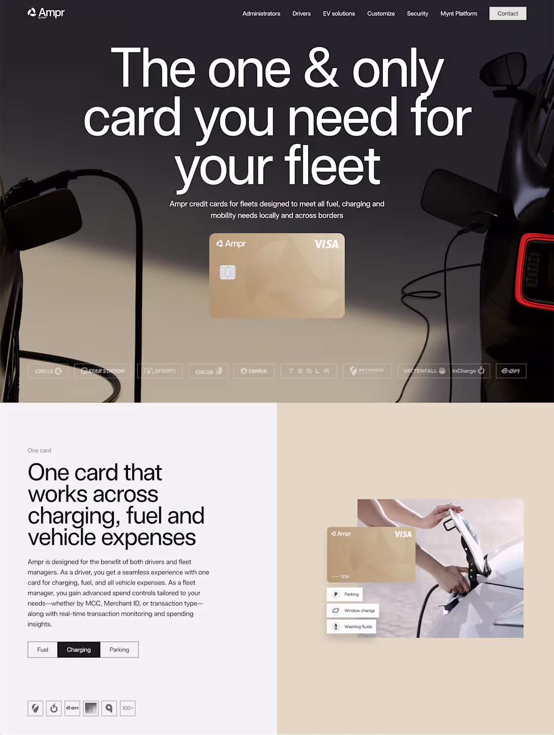 Cover image for Ampr is a fleet payment