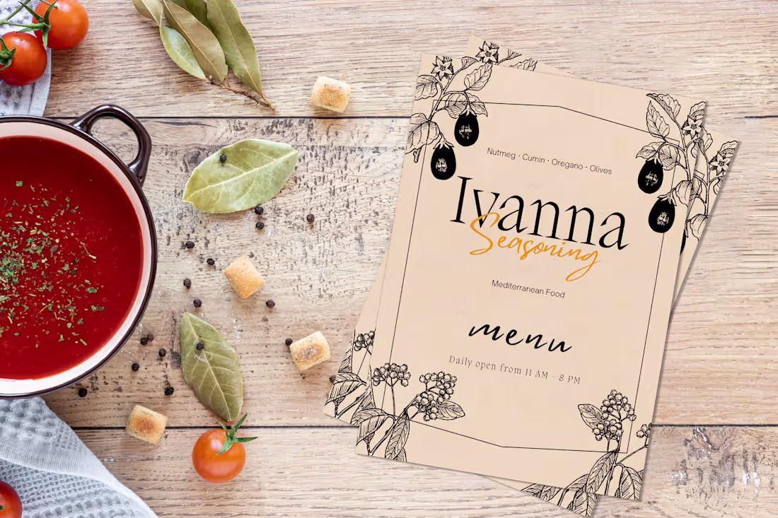 Cover image for Brand Identity Development for Ivana’s Mediterranean