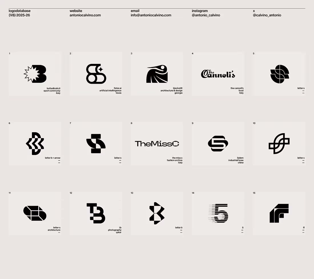 Cover image for Logo Database (v8) 2025-26