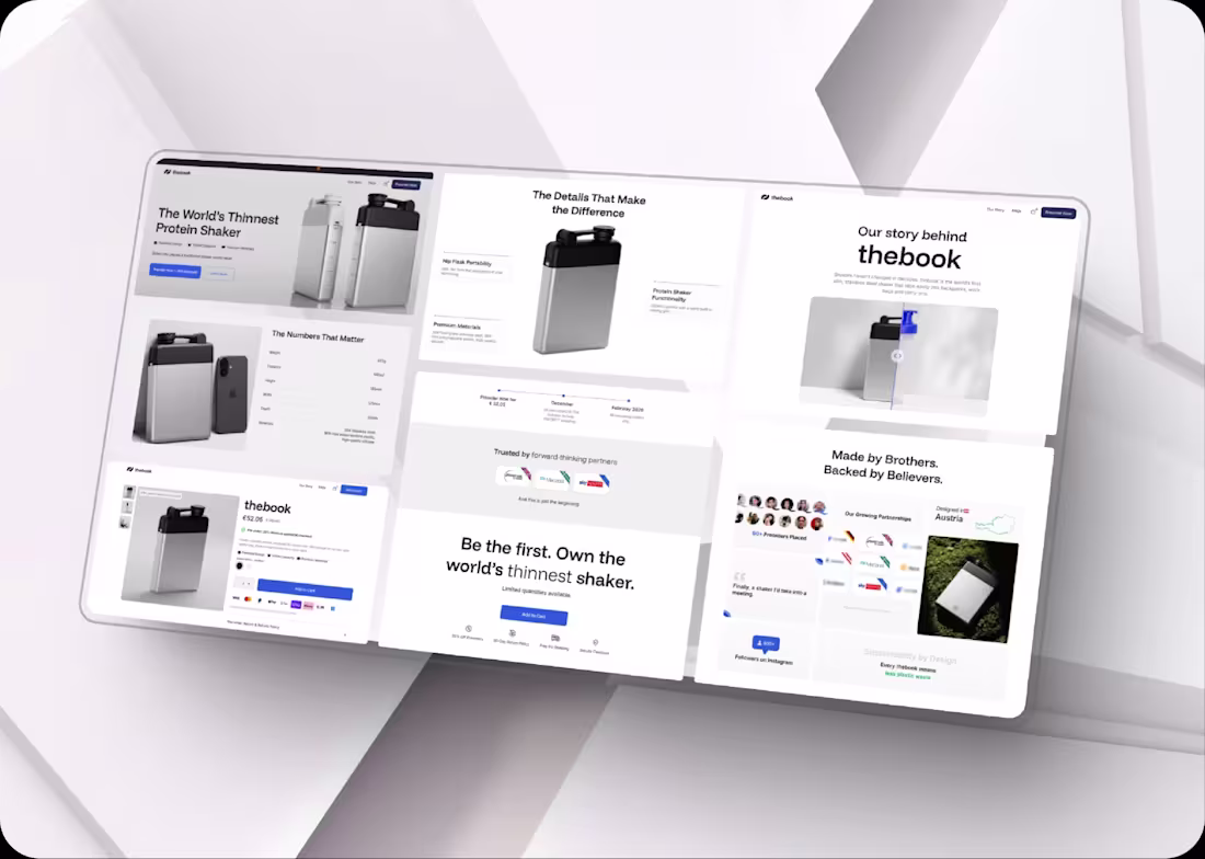 Cover image for Thebook Shaker - Product launch