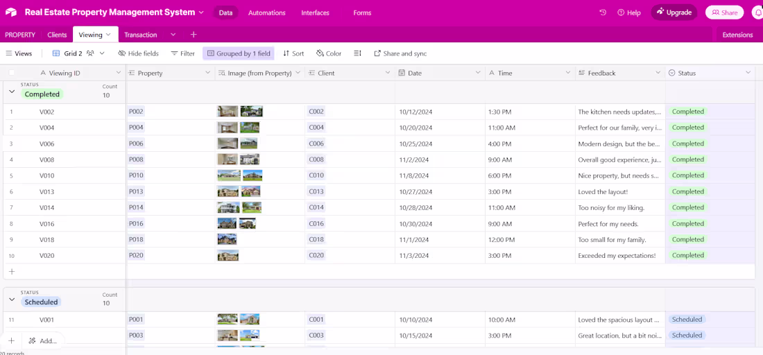 Cover image for Real Estate Database & Client Portal for Property Management...
